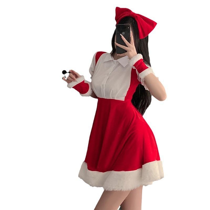 Sexy Underwear Uniform Plush Christmas Day Clothing Sexy Clothes Pure Desire New Date Robe