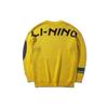 Li Ning X Disney Mickey Loose Fit Crew Neck Sweater Men sweater Yellow AMBP005-2