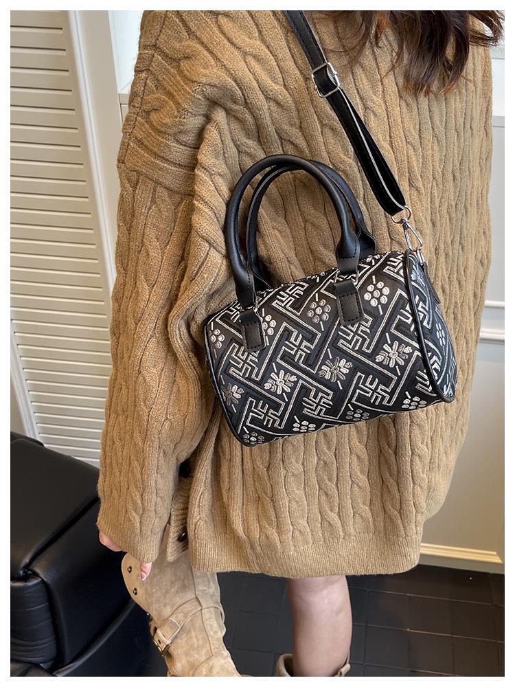 Trendige, vielseitige Damenhandtasche im chinesischen Stil (2025): Schultertasche, Crossbody-Tasche, Beuteltasche