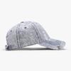 Custom Logo Distressed Baseball Cap Vintage Washed Ripped Cotton Dad Hat Frayed Brim Y2K Streetwear Sun Hat For Men Women