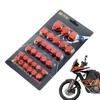 Motorrad Motor Zylinderkopf Abdeckung Schraubenkappen | Satz mit 30 dekorativen Schraubenköpfen |