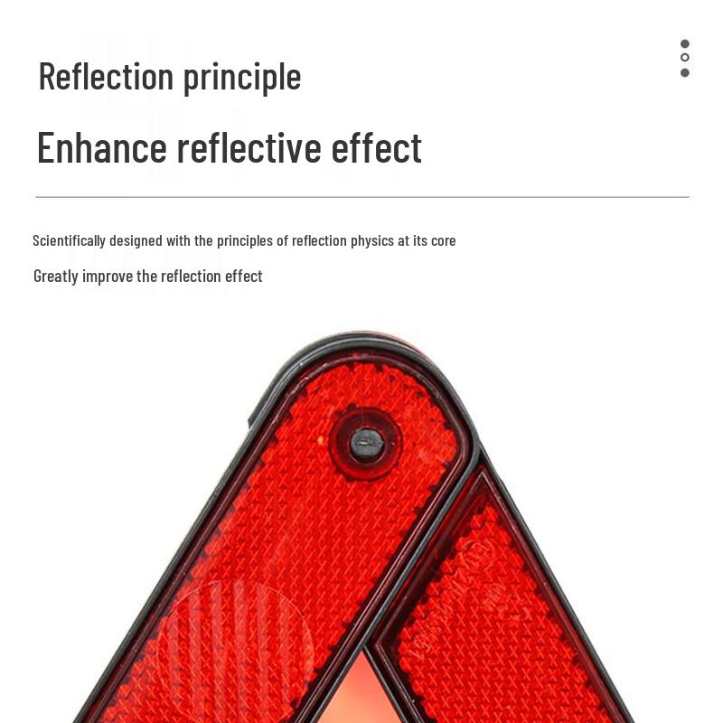 Automotive Safety Reflective Warning Triangle