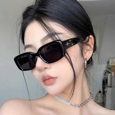 New Retro Y2K Style Small Square Sunglasses Women Cat Eye Sunglasses Fashion Colorful Mirror Goggles Punk Sports Sun Glasses