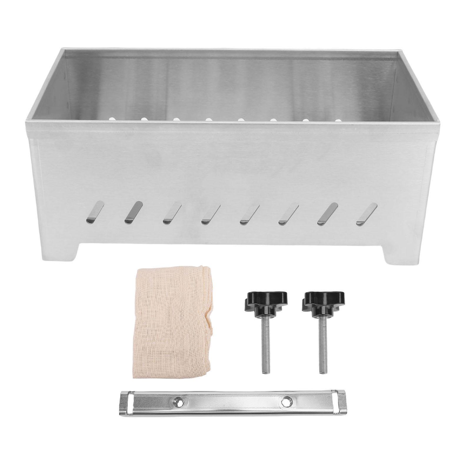 Outsideworld Meat Press Maker 304 Stainless Steel Meat Pressing Mold For Commercial And Home Use Rectangular