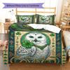 Legendary Mural Pattern Bedding Quilt Set Quilt Cover Pillowcase Home Decoration Birthday Gift (1 * Duvet Cover + 2 * Pillowcase, Without Core)