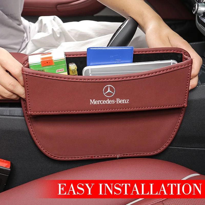 GLC GLB Auto Innenraum Reinigen Sitzspalt Aufbewahrungsbox Schlüssel Geldbörse Kartenhalter Für Mercedes Benz AMG W204 W205 W203 W211 W212 W213 W