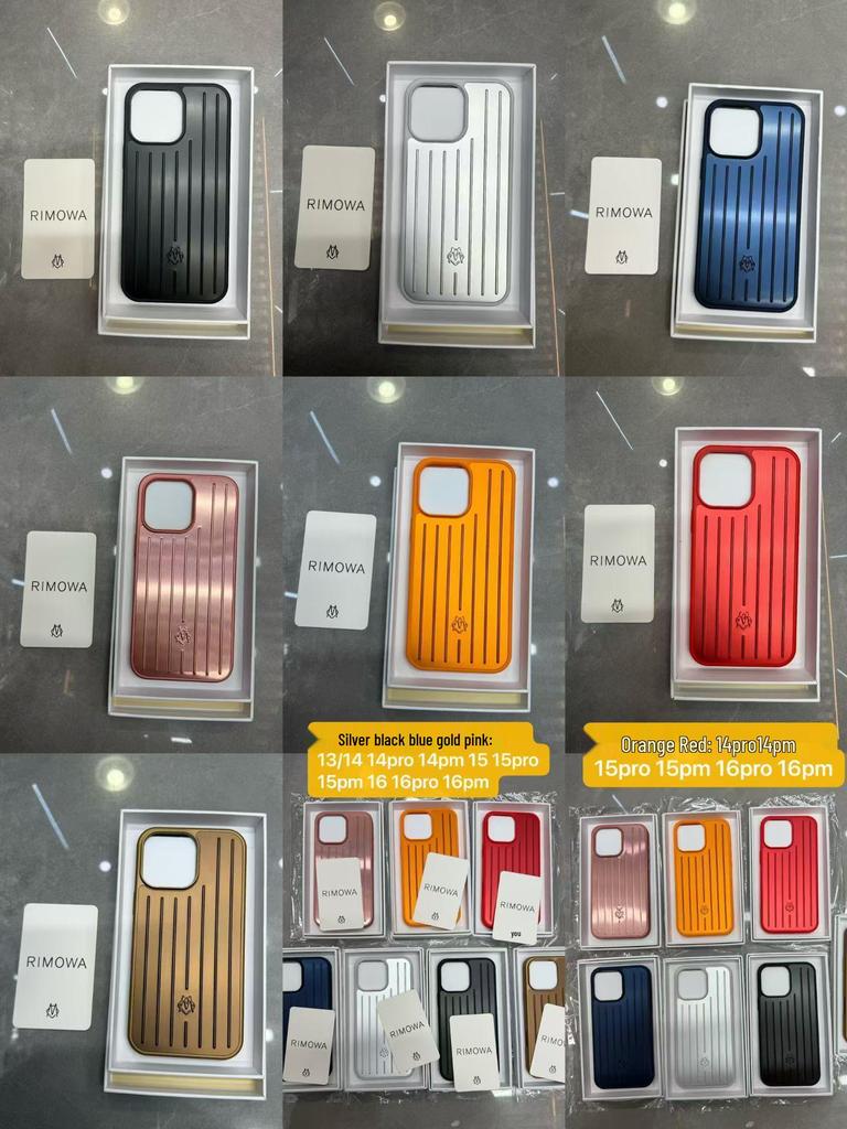 RIMOWA Suitcase Phone Case for iPhone 17 Pro Max/16 Pro Max/15/14
