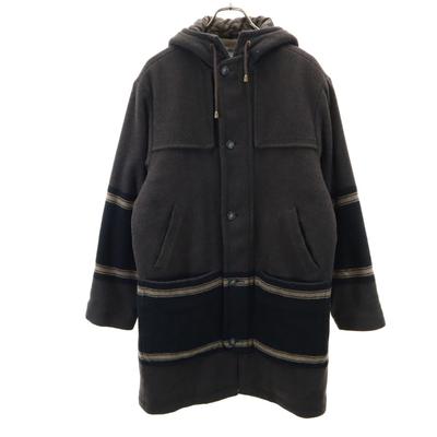 Casaco Melton Antigo Anos 90 XS Marrom Masculino Usado
