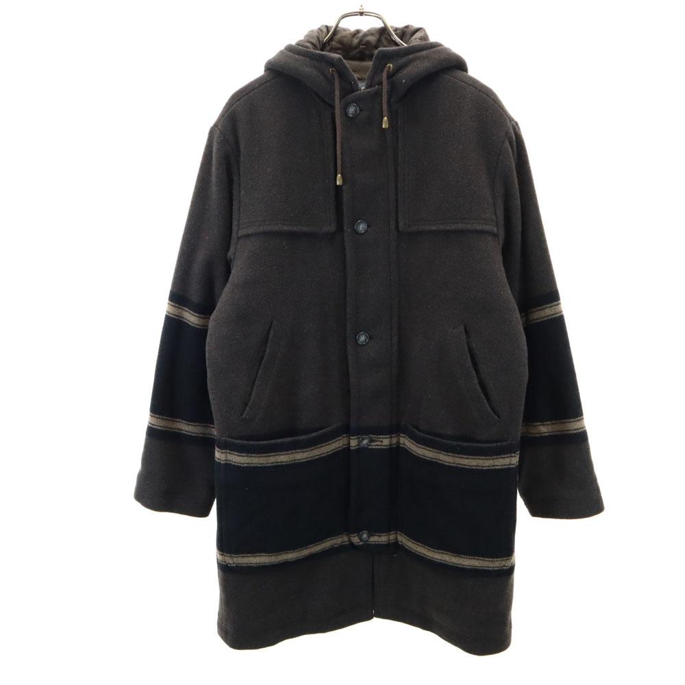 

GAP 90-х годов Старое пальто Мелтон XS Коричневое Мужское Б/У