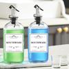 36 PCS Printed Waterproof Labels for Shampoo and Conditioner Bottles,Bathroom Soap Dispenser Organization Label Stickers White