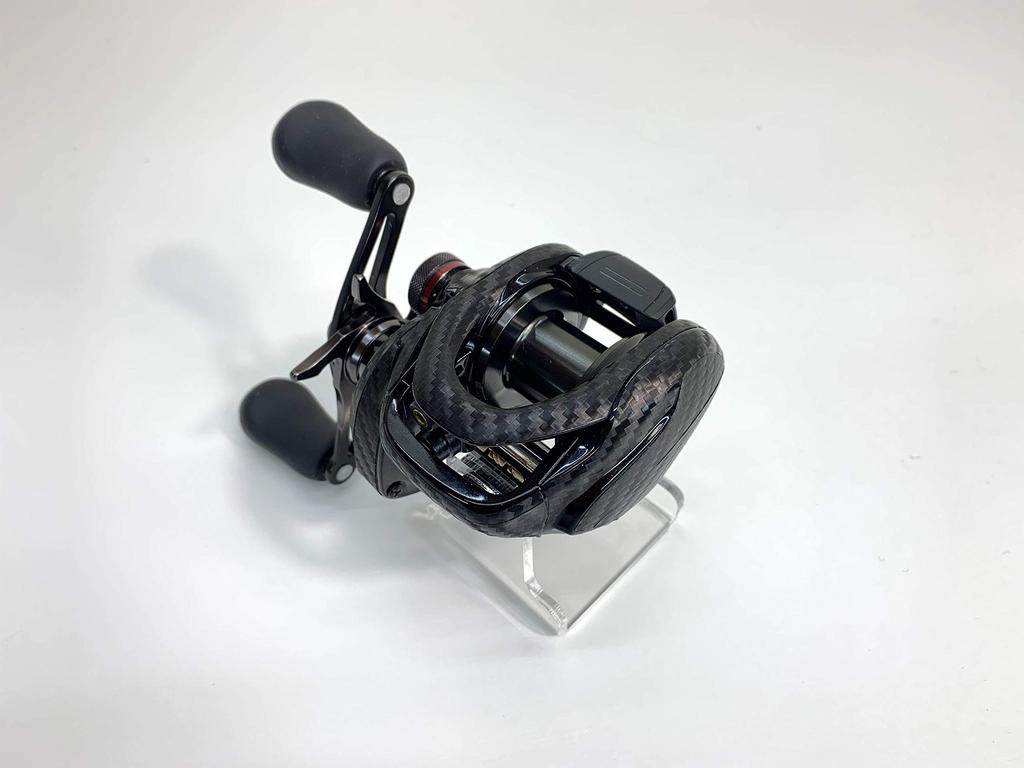 CUSTOM YOROI Custom Decal for 17 Scorpion DC Baitcasting Scratch Protection SEAT.JP Reel, (Black, Right-Handed)