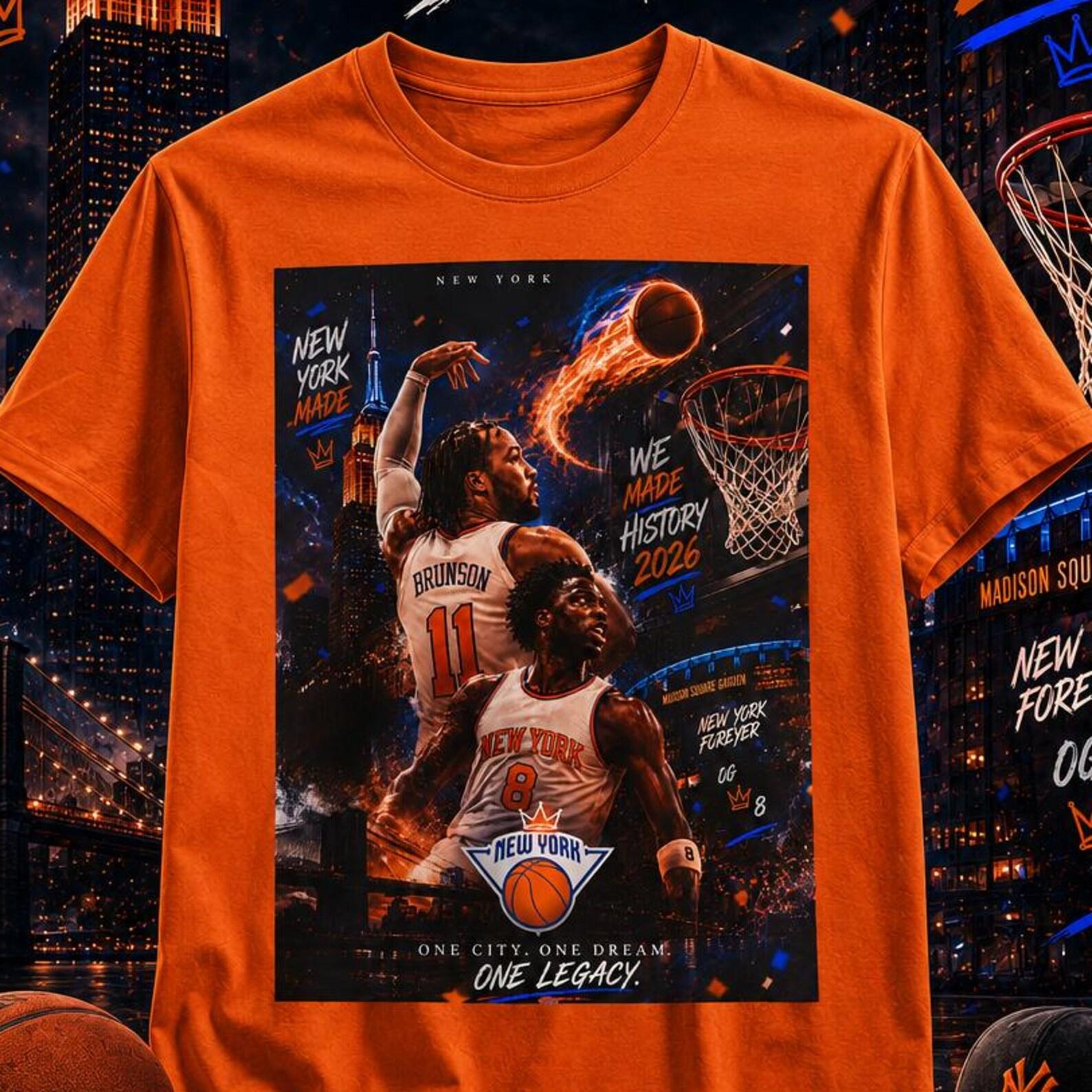 New York Basketball Shirt, Basketball Graphic Tee, Basketball Fan Gift, Sports Streetwear T-Shirt, Hoops Lover Shirt, Urban Basketball 4XL