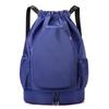 Large Capacity Basketball and Badminton Bag Drawstring Sports Backpack with Shoe Pocket for Outdoor Training and Travel