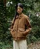 Hokuspokus Tribe Stitch Suede Jacket_Brown