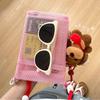 Hollowed-out Korean Style Shoulder Bag Sweet Mobile Phone Bag Fashionable Nylon Mesh Bag  Girls