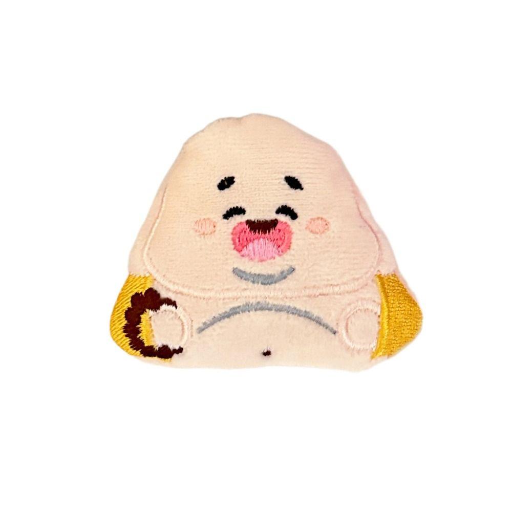 Moon Lord Wealth God Keychain Guanyin Plush God of Longevity Pendant  Gifts