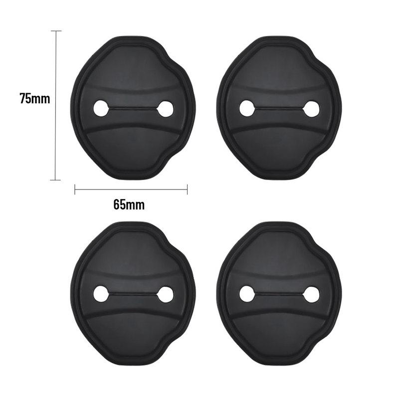 Für BMW X2 U10 2024 2025 Silikon Auto Türschloss Schnalle Schutzhülle Elastisches Kollisionsschutz Stoßdämpfendes Pad Kissen