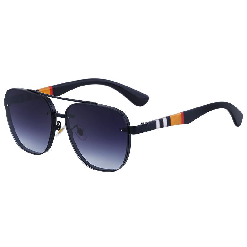 Frameless Trimmed Box Sunglasses Men'S Fashion Sunscreen Sunglasses Women'S Glasses Shades