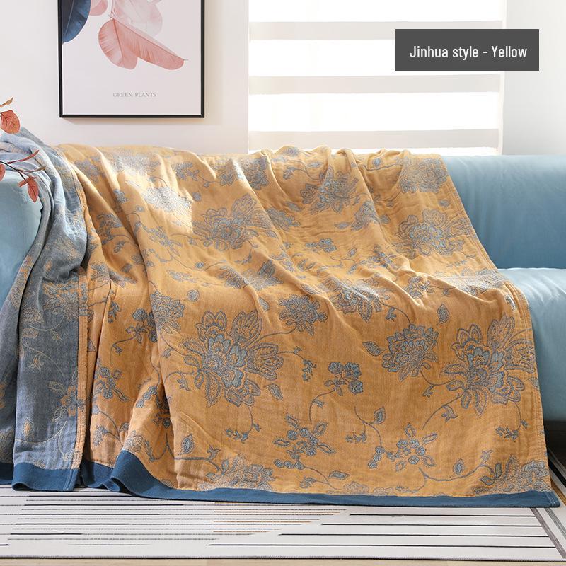 Five-Layer Cotton Gauze Blanket - Summer Quilt for Kids & Adults