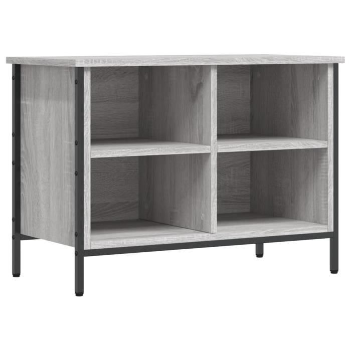 VidaXL Shoe Cabinet Sonoma Grey 69x35x50 Cm Engineered Wood 831836