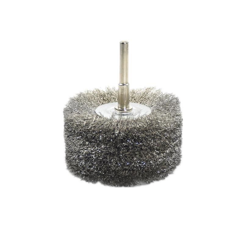 Electric Metal Wire Brush Head for Grinding, Rust Removal, and Wood Carving with Handle