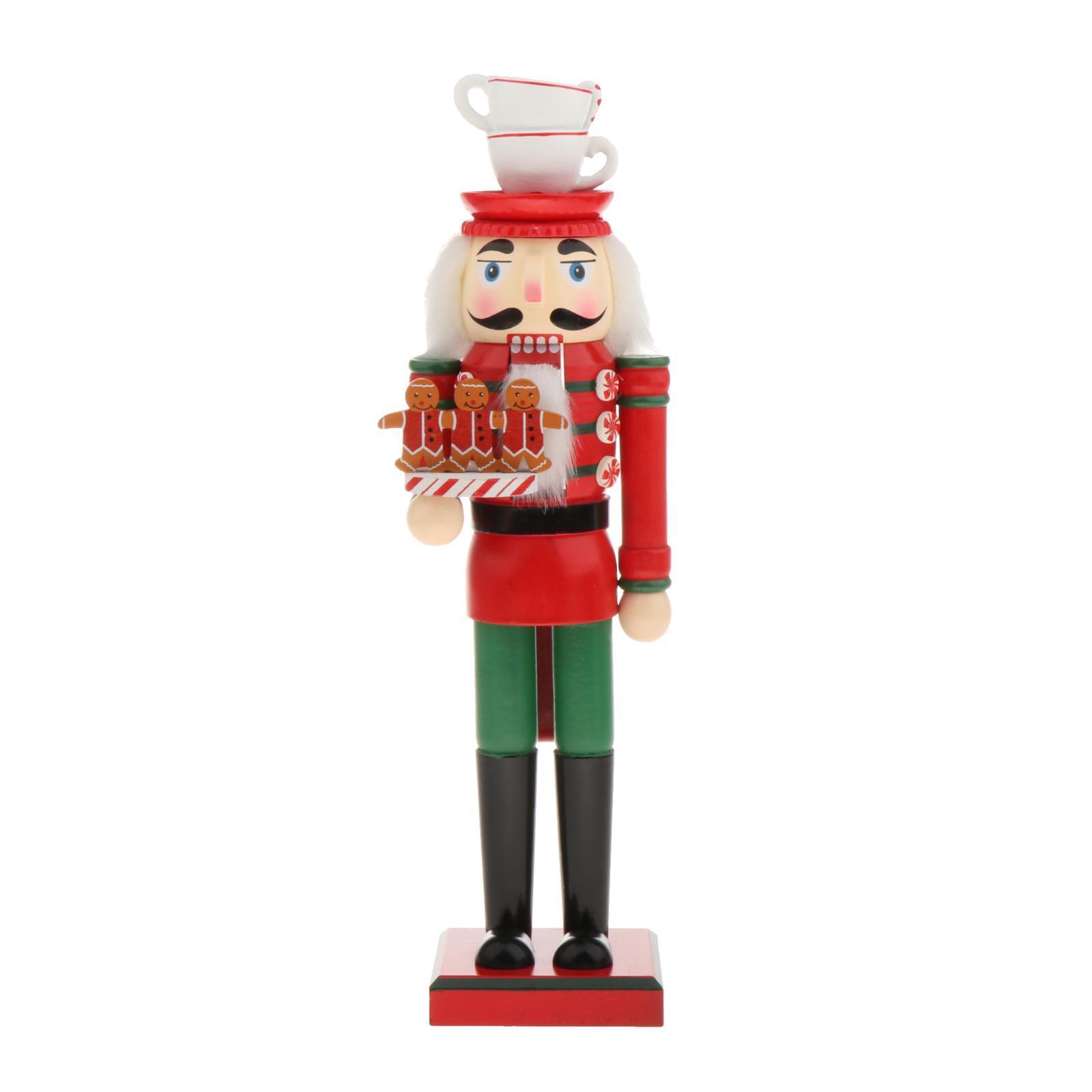 

Wooden Nutcracker Soldier Figurines Ornaments 36CM Nutcracker Puppet Dolls Desktop Crafts Kids Gifts Christmas Decorations