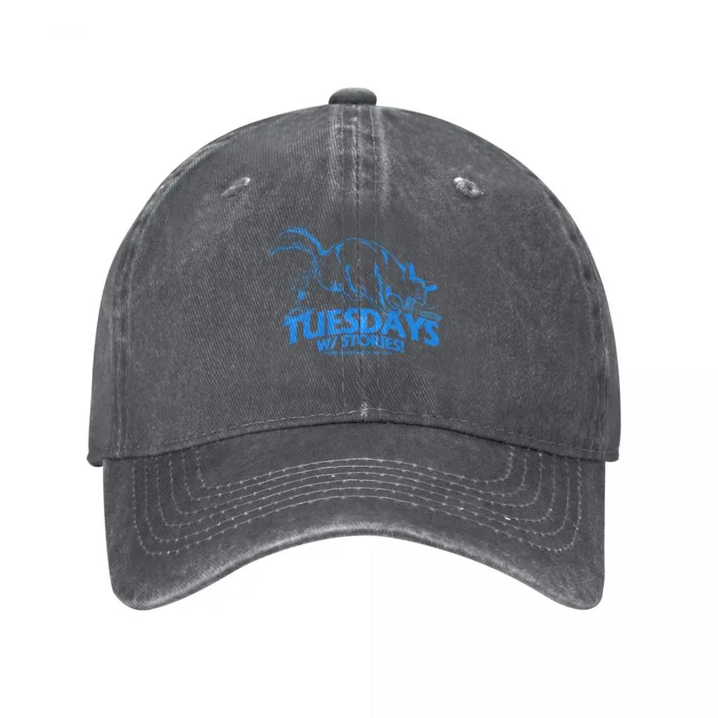 Tuesdays With Stories podcast Greg the cat Baseball Cap custom Hat Brand Unisex cap Christmas Hat Womens Beach Visor Unisexs