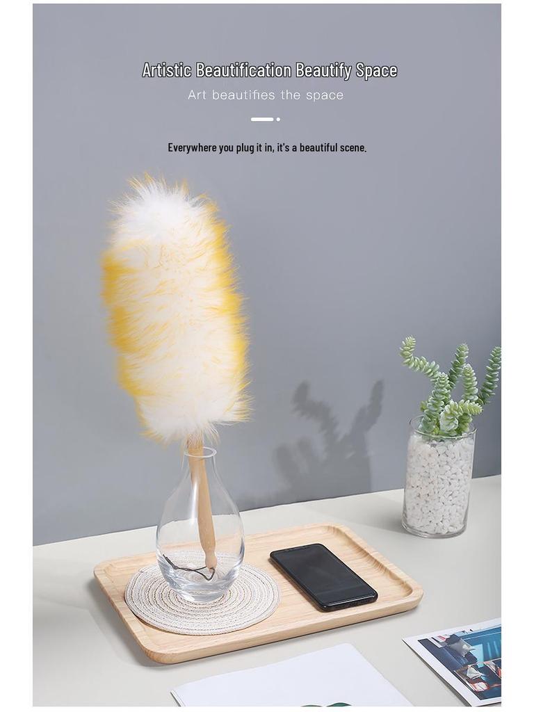 Static Electric Wool Duster for Household and Car Cleaning