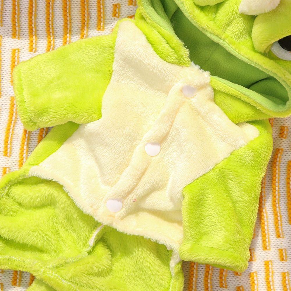 Dinosaur Shape Puppy Pajamas Soft Pet Dog Hoodie Pet Clothing Dog Four Legs Clothes  Pet Show