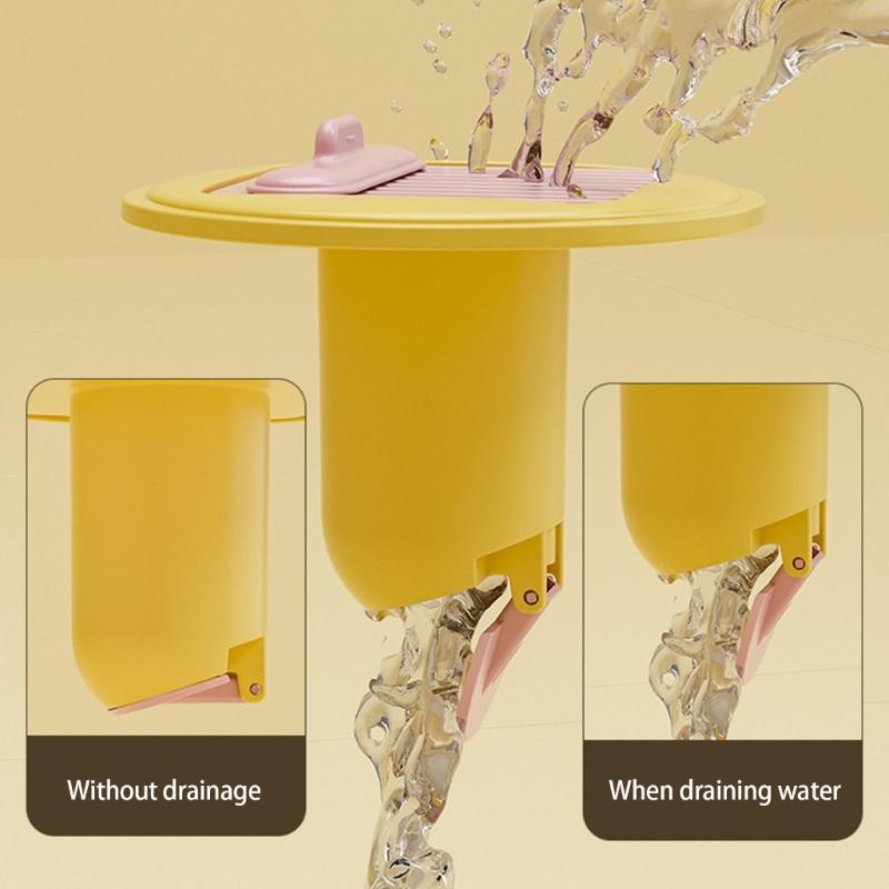 ABS Component Not Insect Drains Filter Insert Drains Hair Catcher for Bathroom Sink Hair Clog Prevention & Odor Control