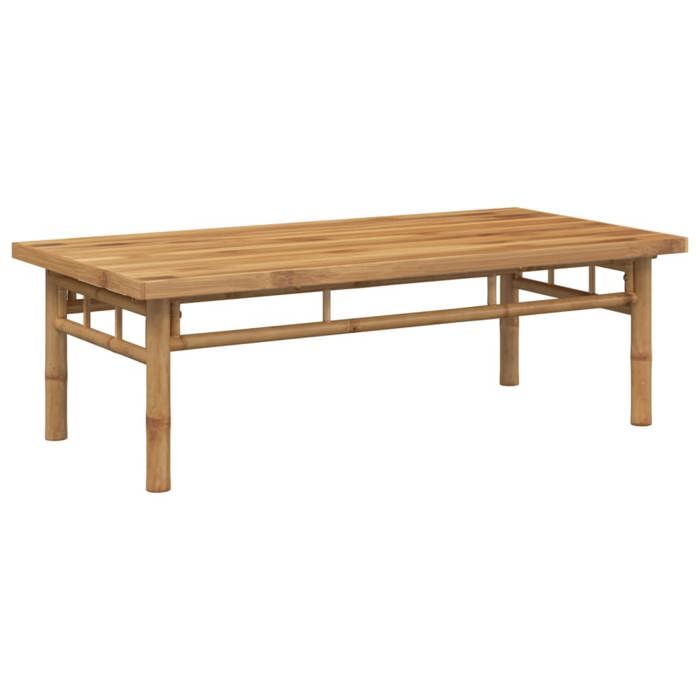 VidaXL Coffee Table 110x55x35 Cm Bamboo, Side Table, End Table, Accent Table, Living Room Table, Center Table, 366470