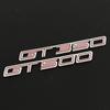AGET4 3D Metal Car Sticker GT Rear Trunk Fender Logo Badge Emblem Decals For Ford Mustang Shelby GT GT350 GT500 Parts Accessories
