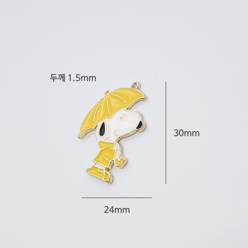 Raincoat Snoopy Keyring Metal Keyring Accessories Metal Keyring