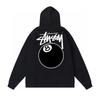 Mens Oversized Hooded Sweatshirt With Bold Letter Print Cotton Blend Loose Fit Daily Wear