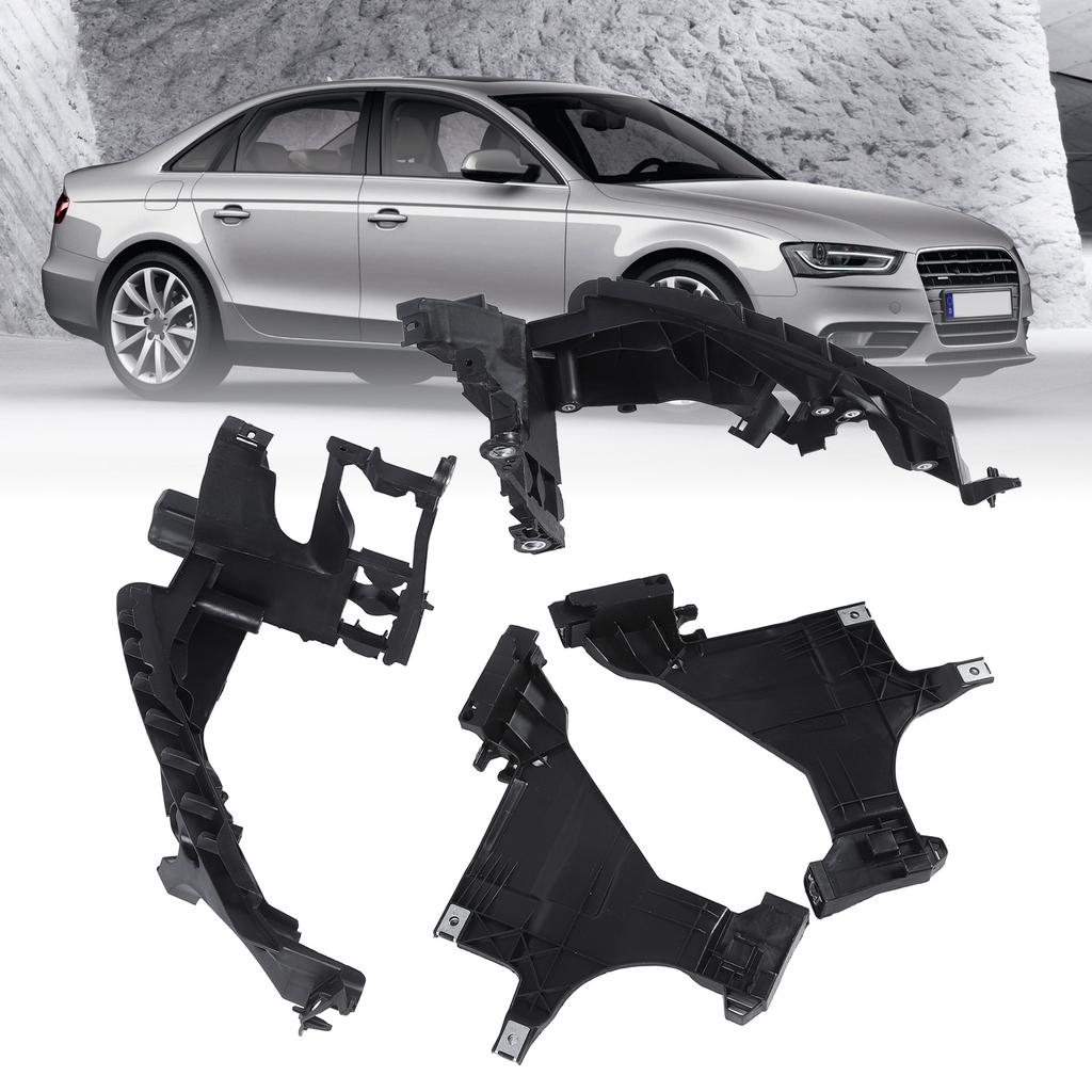 Front Left Headlight Bracket Support Plate Bracket, 8T0941453B Front Headlight Bracket with Excellent Toughness and Strength for B8 2013-2016, Prevent
