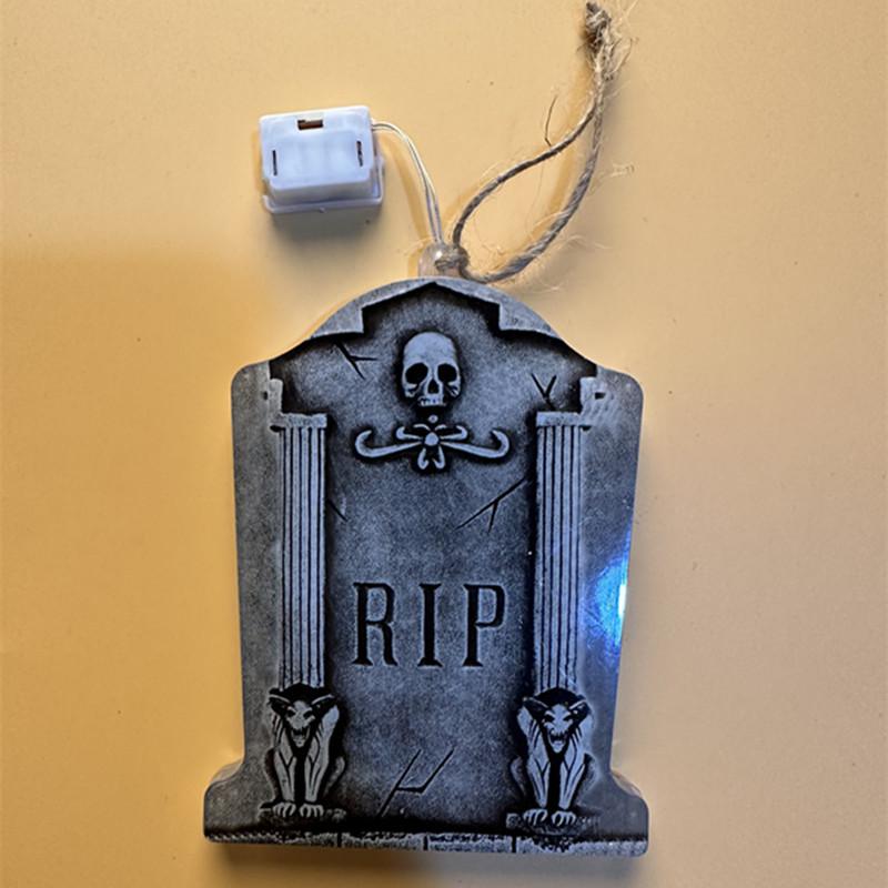 Pumpkin Light Pendant Halloween Decoration Hanging Light String Demon Headlight Indoor Outdoor Family Gathering Party Props