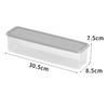 1Pc For Kitchen Pantry Organizer Long Rectangular Box For Cereal Pasta Vegetables Airtight Plastic Food Storage Box Containers