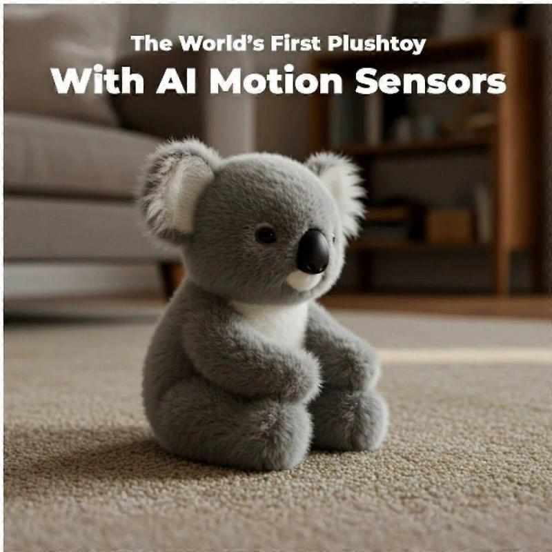 Koala Plyschleksak för Emotionell Läkning, Efterliknar Naturliga Rörelser för Komfort och Stöd