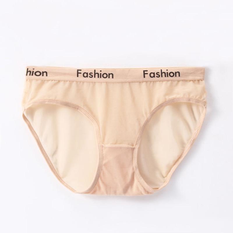 Sexy Höschen für Damen, nahtloser Slip, Ikule, transparentes Netzgarn, Unterwäsche mit niedriger Taille, N04