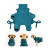 Dog Bathrobe Soft Breathable Strong Absorbent Fast Drying Pet Drying Coat for Small Medium Large Dog