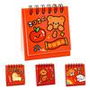 Cartoon Desktop Calendar New Year Daily Planner Cute 2026 Desk Calendar  Office School Supplies