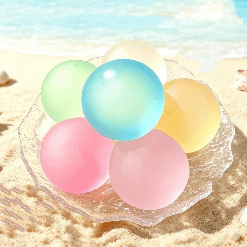 Soft Ball Quick-rebound Squeeze Toy Blue Crispy Handmade Ball Gift Coconut Oil Squishy Ball  Office