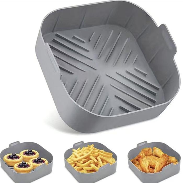 Silicone Insert for Air Fryer, Tall Square Air Fryer, 20cm Baking Pan