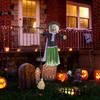 Hovering Witch Hovering Witch With Lights Sound And Touch Sensor Animated Festive Decoration Props For Patio Garden Activities