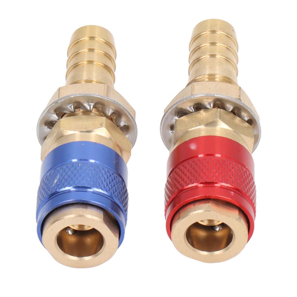 Water Cooled Gas Adapter Portable Brass Quick Connector with Plug for PTA DB MIG TIG Welding Torch