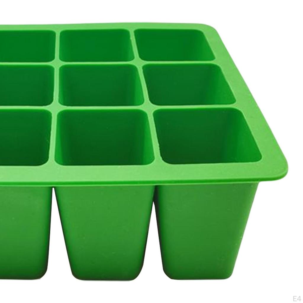 12 Compartment Planting Trays for Gardening Enthusiasts