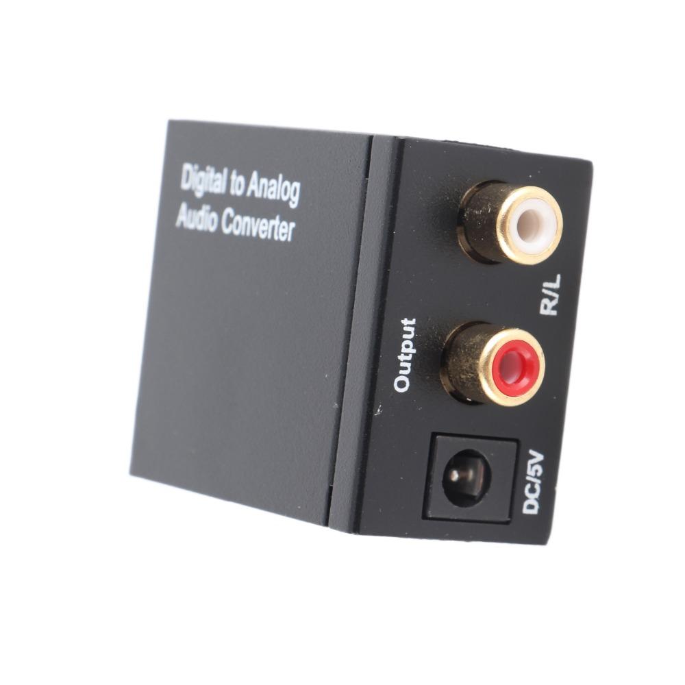 RCA Output Digital Audio Converter Coaxial /Optical Input Coaxial To Analog Converter For Computer