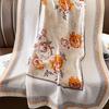 Popular Style 180X90Cm Scarves  New Design Square Shawls Beach Sunscreen Luxury Silk Scarf The Four Seasons Bandanna