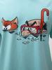 Smurfs Snork Gargamel Men's Oversized Short Sleeve T-Shirt Light Blue XL