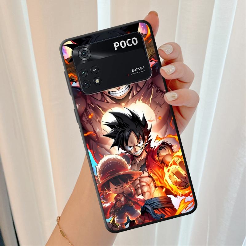 

Phone Case for Poco M3 M4 Pro C51 C61 X5 F3 F7 M5s M7 X4 Pro X7 C71 X3 NFC C40 C50 C75 Soft Cover One Piece Luffy Poco M3 Pro